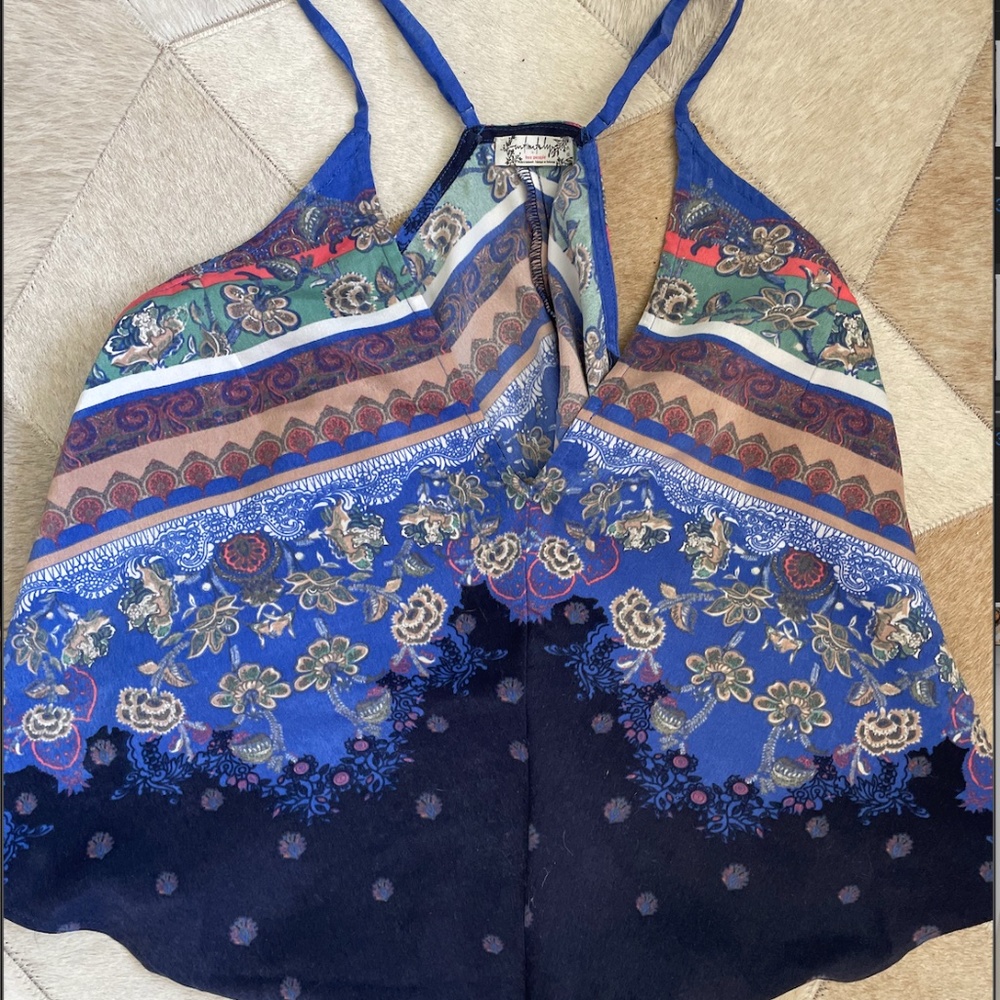 Cute Multi Colored, Patterned Tank - image 1